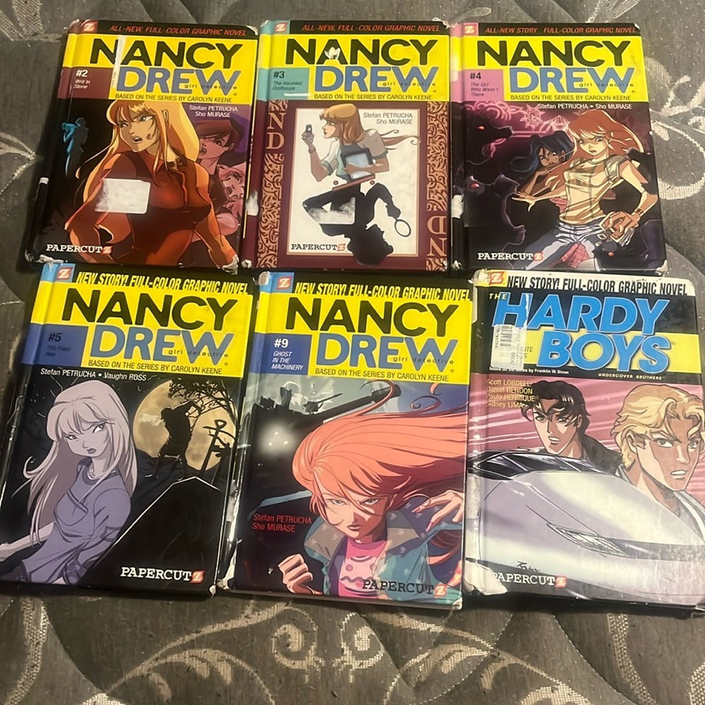 Nancy Drew and Hardy Boys Papercutz Graphic Novels
